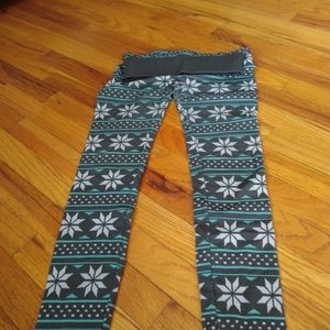 Snowflake leggings Derek heart